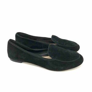 Firth Loafers Flat Shoes Black Slip On Leather 7.5